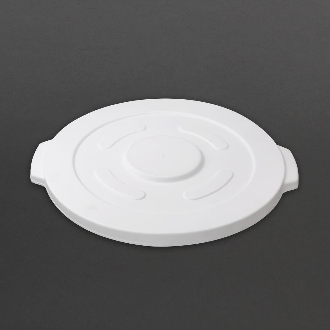 Vogue Polypropylene Round Container Bin Lid Large - GG796