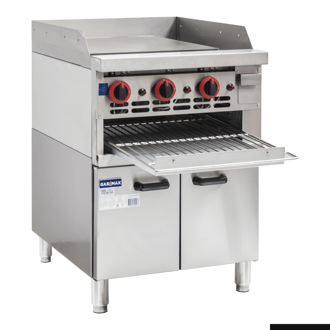 GasMAX Gas Griddle And Toaster With Cabinet - GGS-24