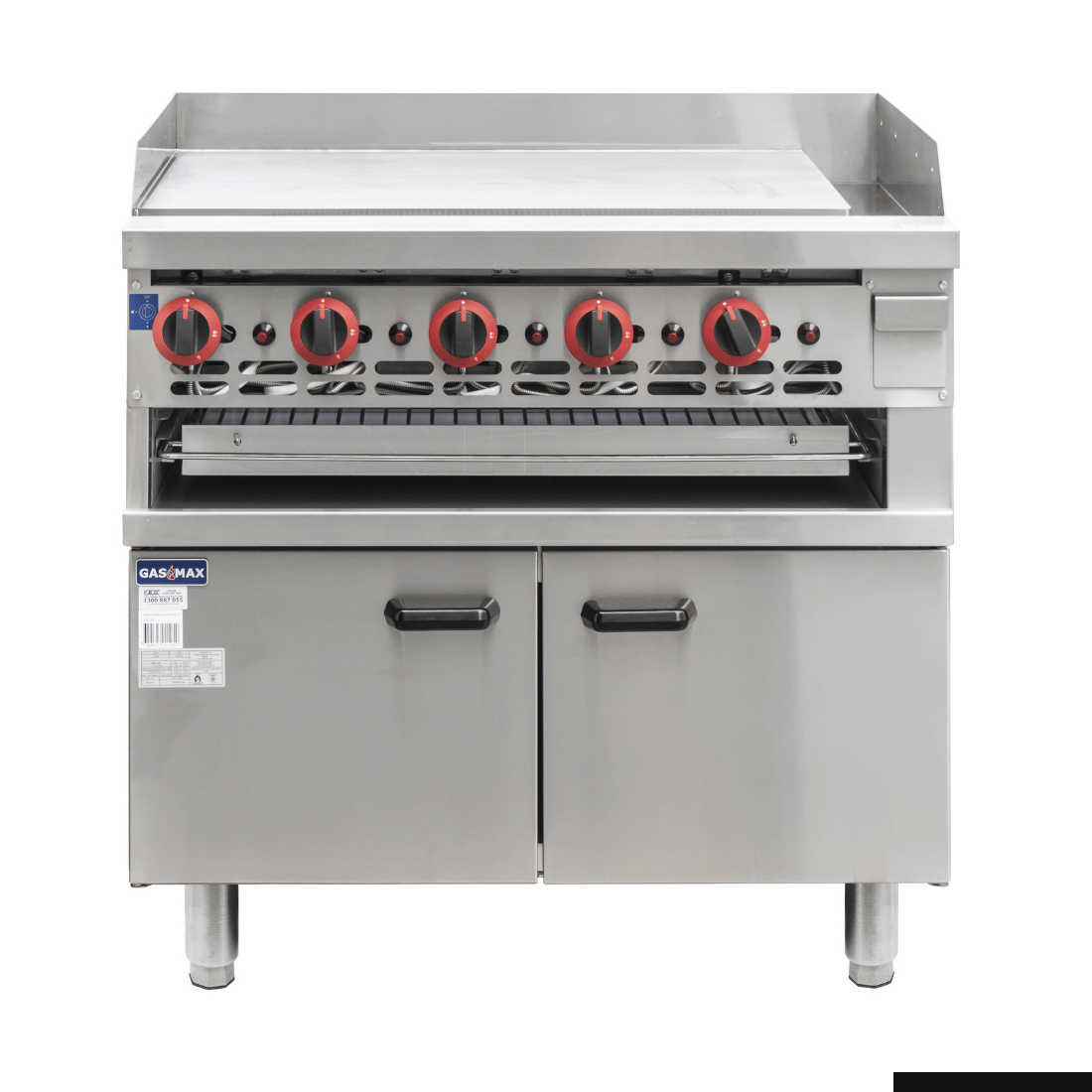 GasMAX Gas Griddle And Toaster With Cabinet GGS-36
