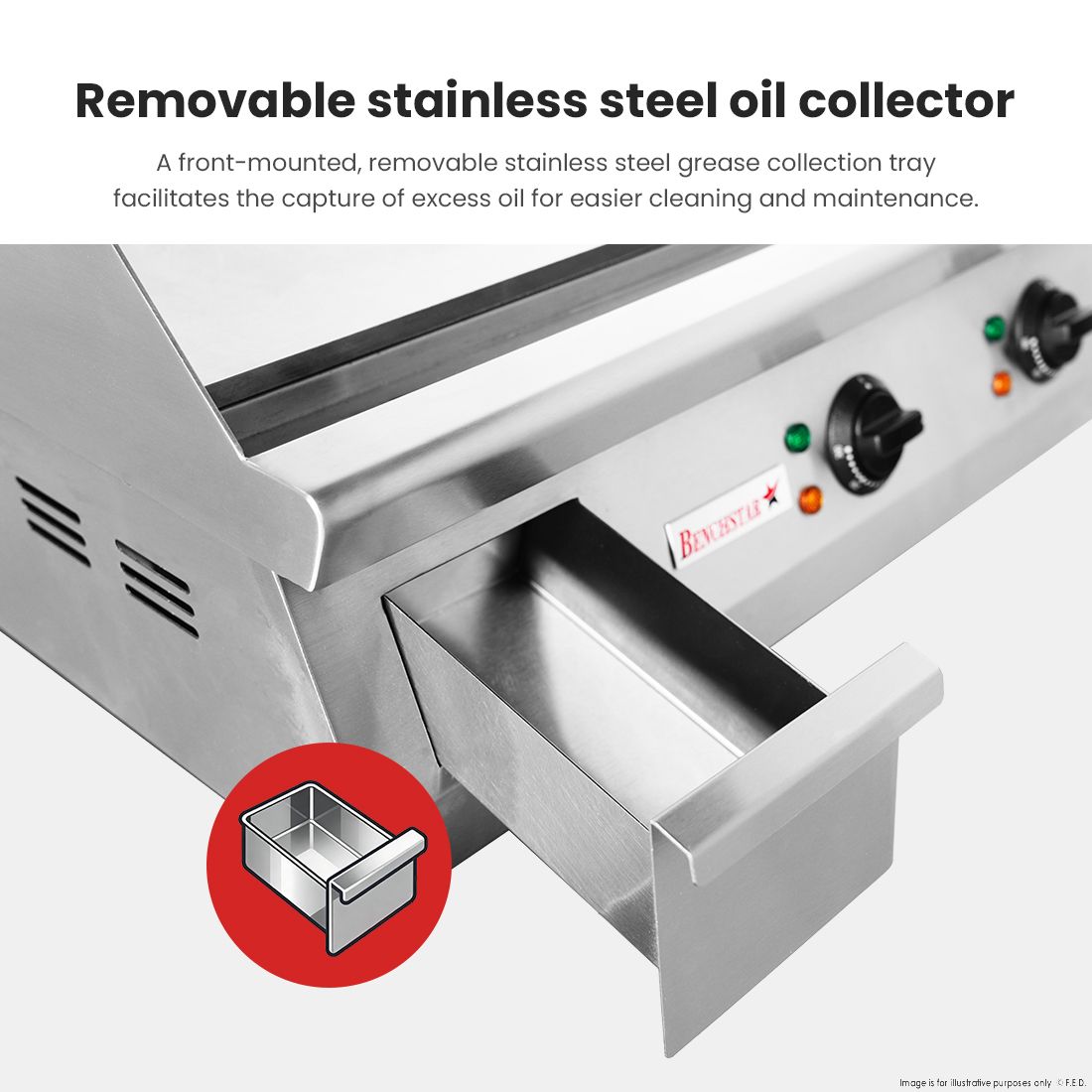 BenchstarMAX~electric Griddle GH-610E - CLEARANCE