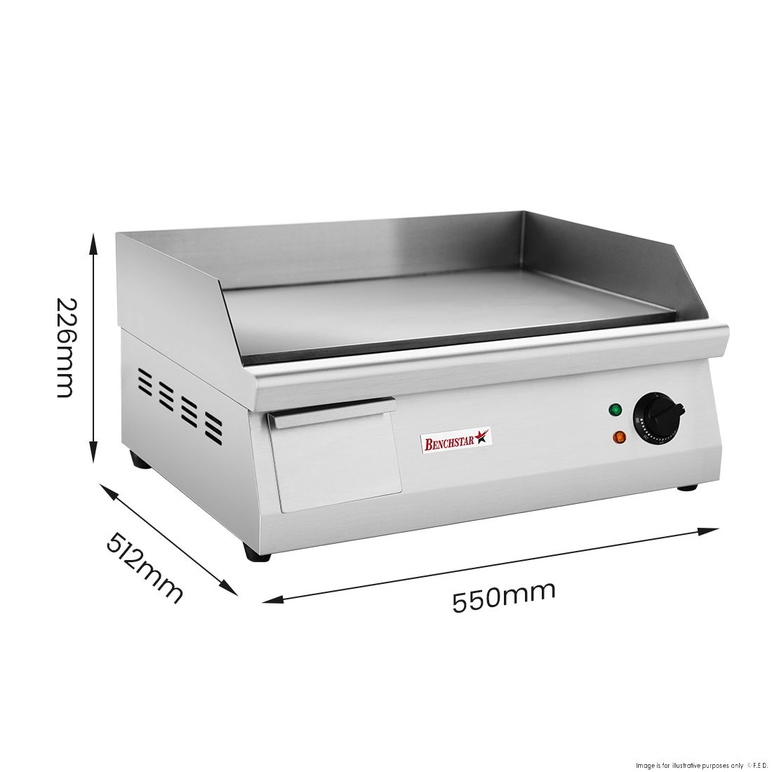 BenchstarMAX~electric Griddle GH-550E