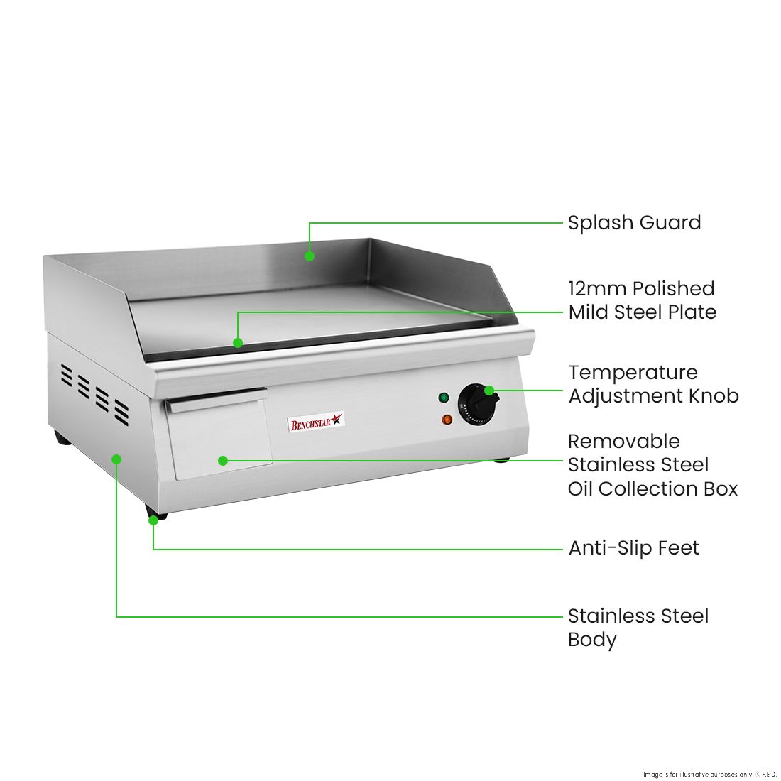 BenchstarMAX~electric Griddle GH-550E