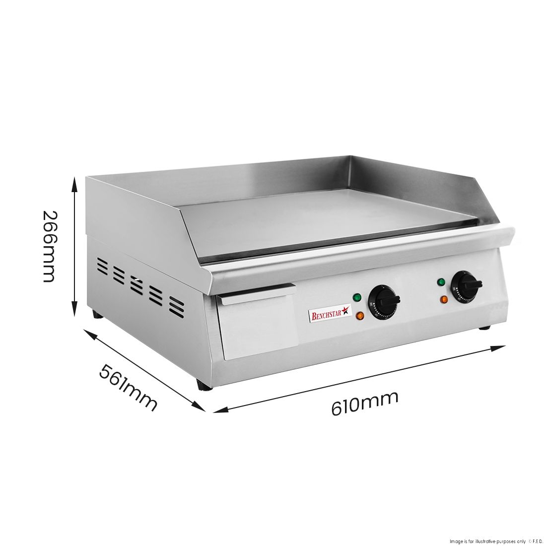 BenchstarMAX~electric Griddle GH-610E - CLEARANCE