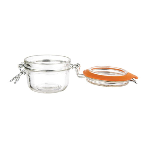 Vogue Clip Top Preserve Jars 125ml - GH327