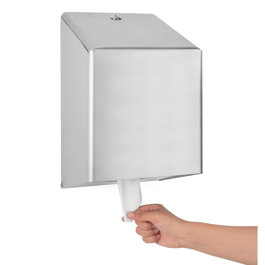 Jantex Stainless Steel Centrefeed Roll Dispenser - GJ030