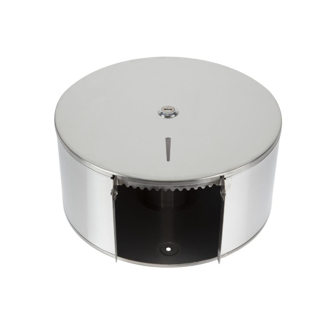 Jantex Stainless Steel Jumbo Roll Tissue Dispenser - GJ031
