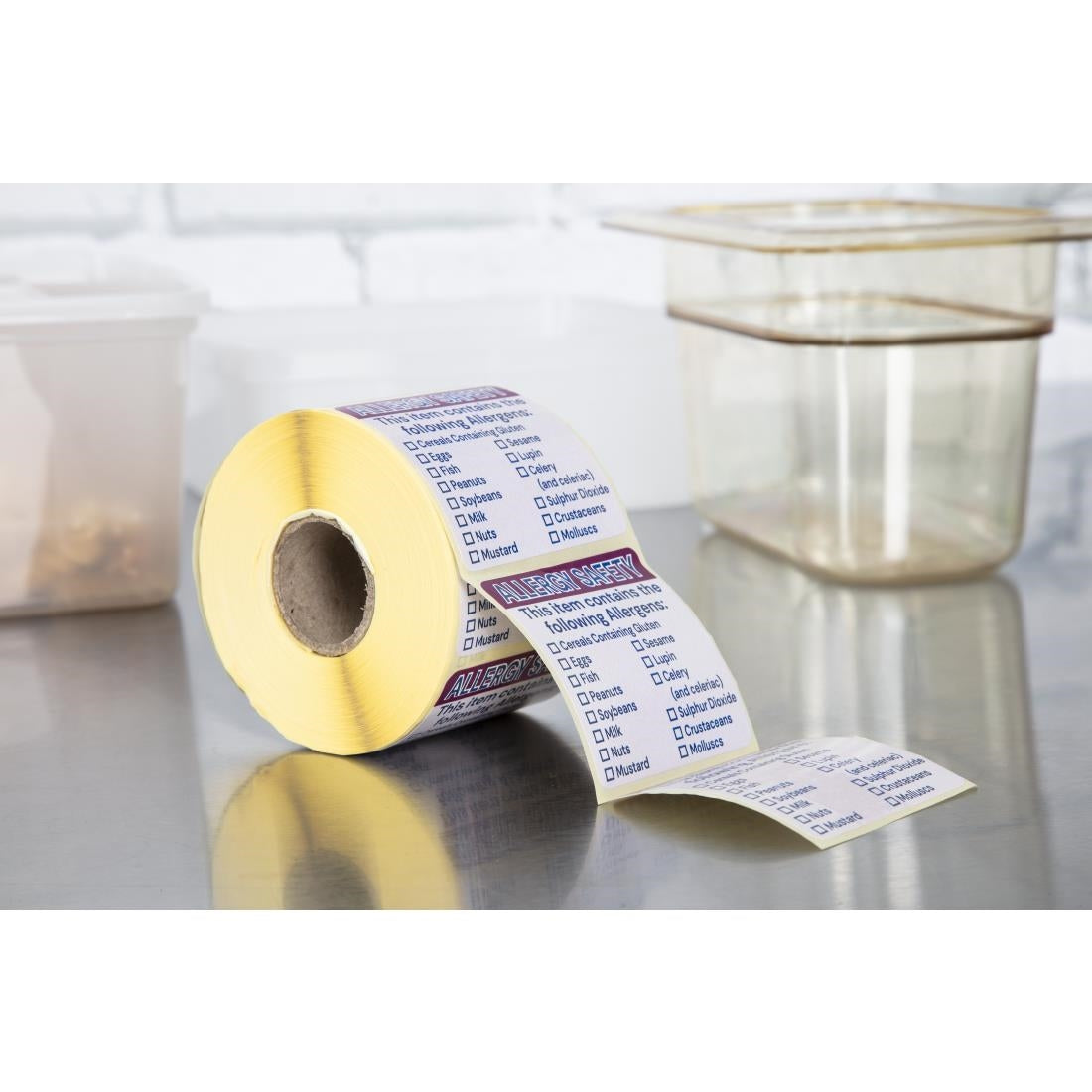 Vogue Allergen Food Labels - GJ058