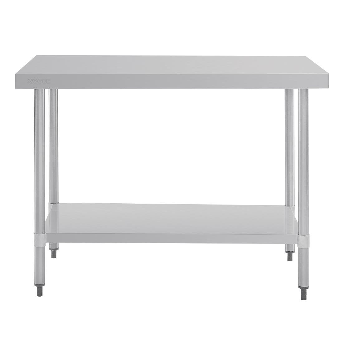 Vogue Stainless Steel Prep Table 1200mm - GJ502