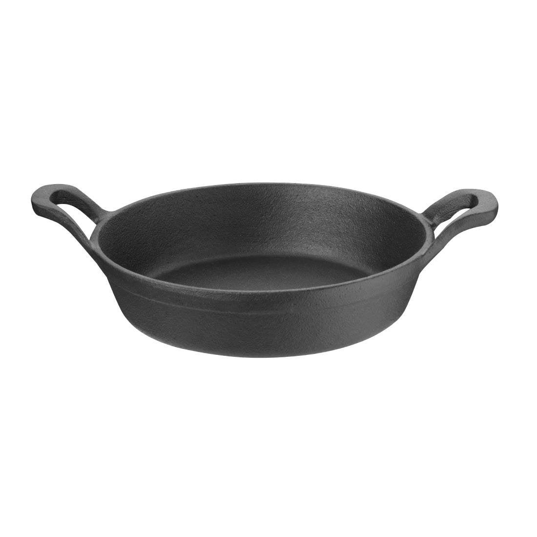 Olympia Round Cast Iron Eared Dish - GJ554