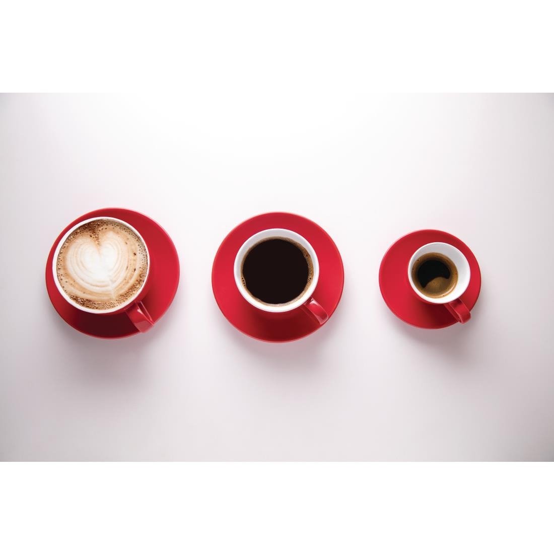 Olympia Cafe Coffee Cup Red - 230ml (Box 12) - GK073