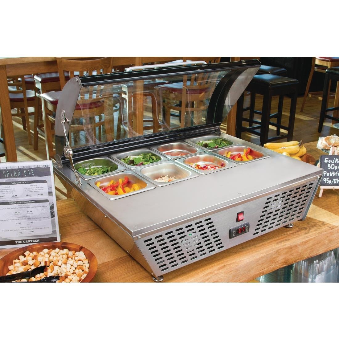 Polar G-Series Energy Efficient Countertop Prep Fridge 4x GN 1/3 - GP293-A