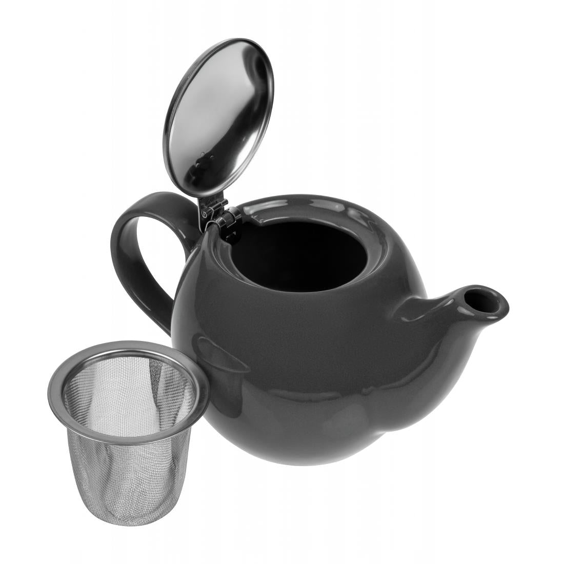 Olympia Cafe Teapot Charcoal - 510ml (1 Pack) - GM596