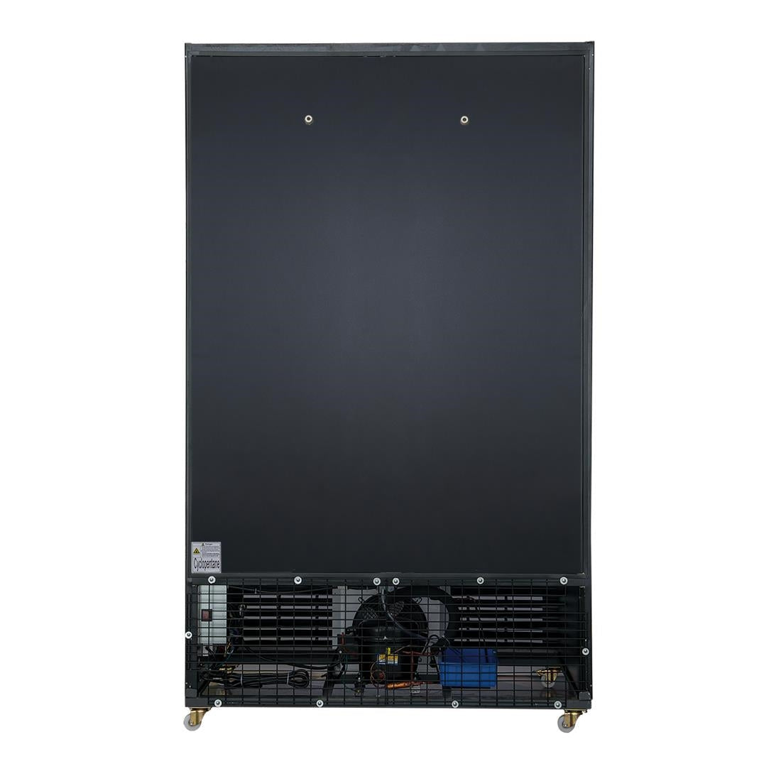 Polar G-Series Upright Hinged Door Display Cooler with Light Box 950Ltr Black - GM813-A