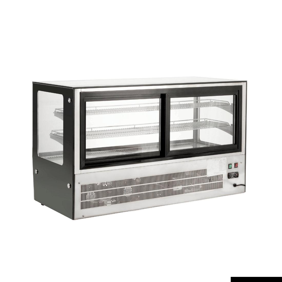 Bonvue Counter Top Square Glass Cold Food Display GN-1200RT