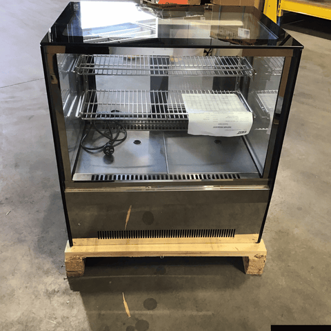 CLEARANCE - Bonvue counter top square glass cold food display - GN-660RT-QLD365