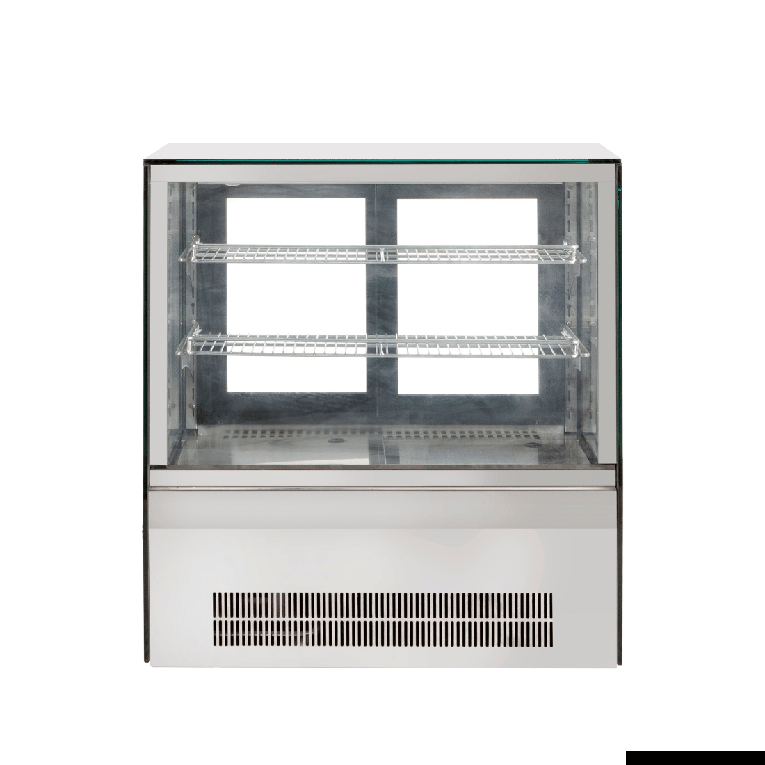 CLEARANCE - Bonvue counter top square glass cold food display - GN-660RT-QLD365