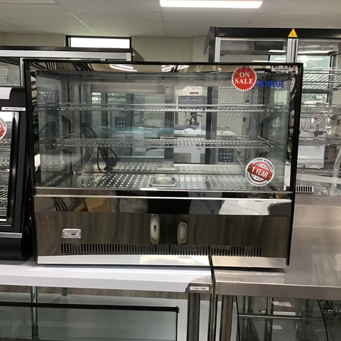 CLEARANCE - Bonvue Counter Top Square Glass Hot Food Display - GN-900HRT-VIC2029