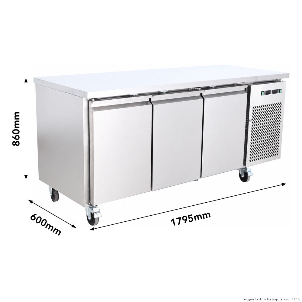 Thermaster Dual-Temperature GN Counter Refrigerator - GN3100DT