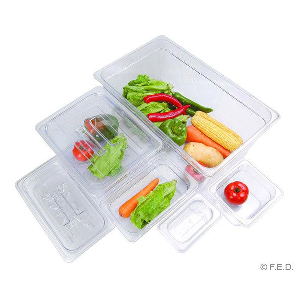 Food Tek Clear Poly 1/9 X 65 Mm Gastronorm Pan JW-P192