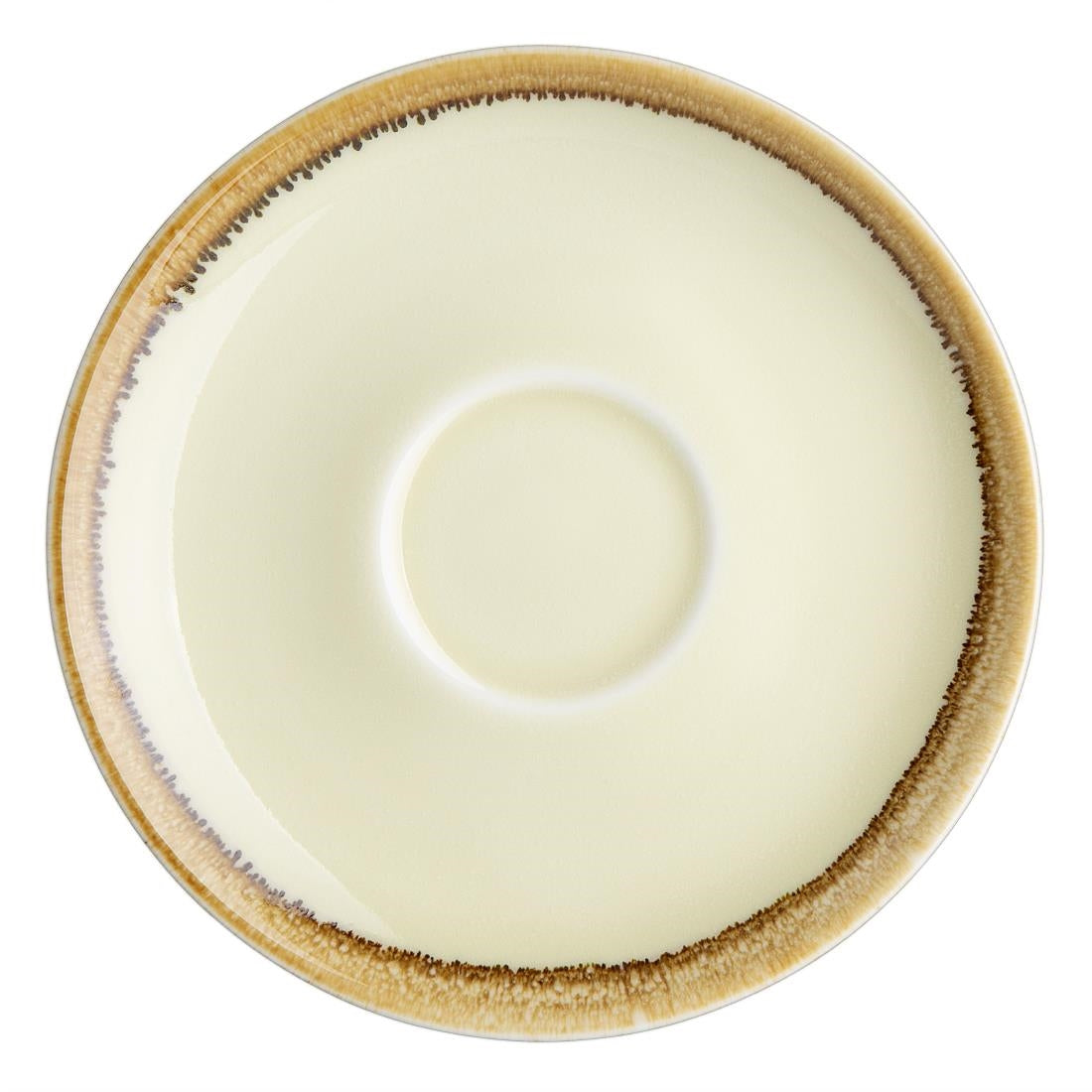 Olympia Kiln Cappuccino Saucer Sandstone 160mm - GP333