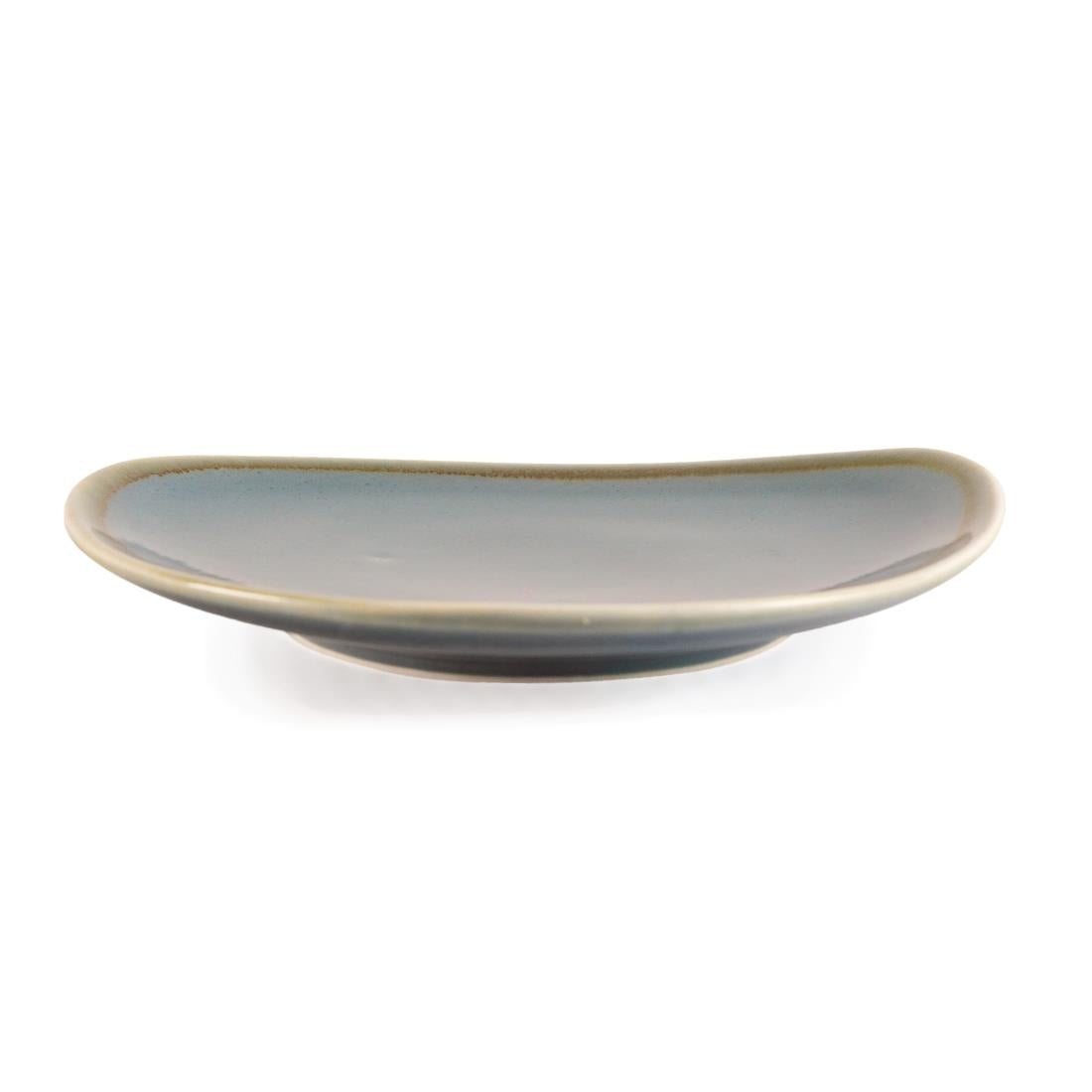 Olympia Kiln Triangular Plate Ocean 165mm - GP341