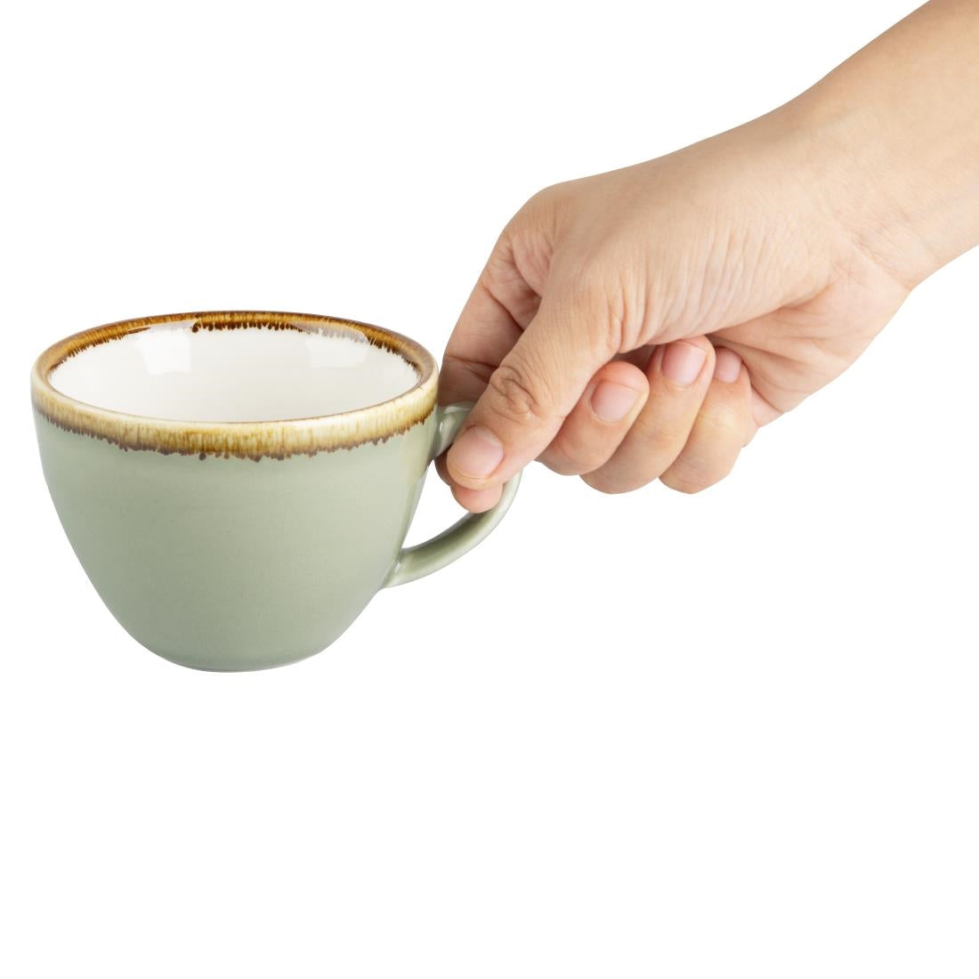 Olympia Kiln Coffee Cups Moss 228ml - GP478