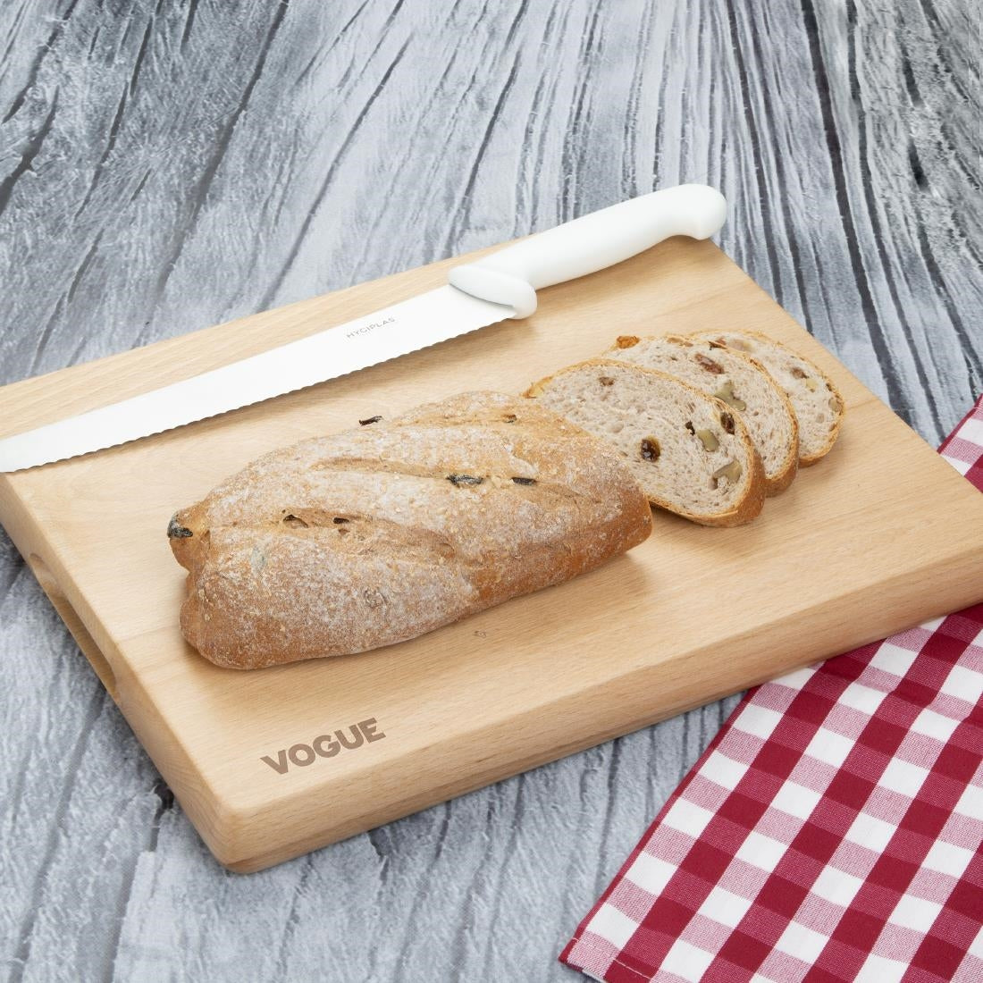 Vogue Beech Chopping Board Medium 380x305x30mm - GP758