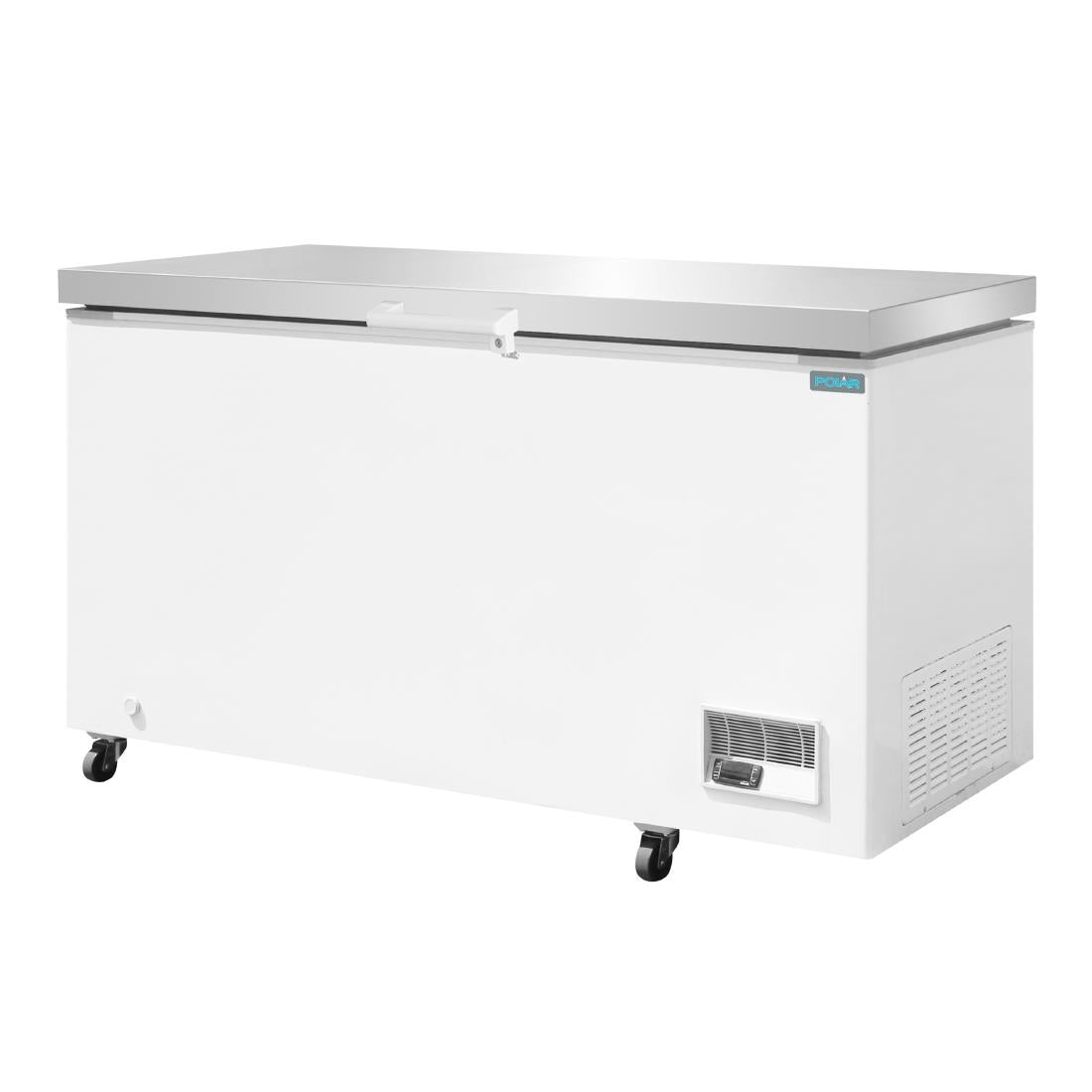 Polar G-Series Chest Freezer with Stainless Steel Lid 378Ltr - GP897-A