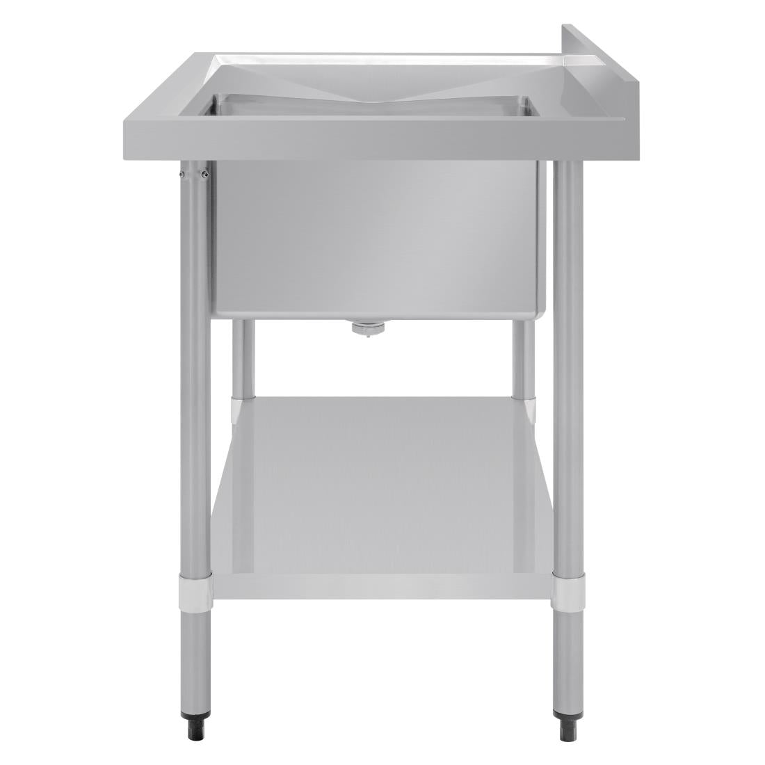 Vogue Single Bowl Sink L/H Drainer - 1000mm x 700mm 90mm Drain - HC913