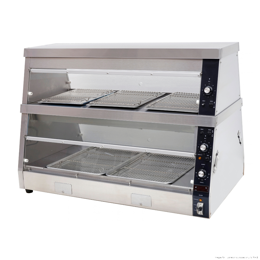 Benchstar 4 Pans Electric Heated Counter Warmer Dual Zone - HCW-4