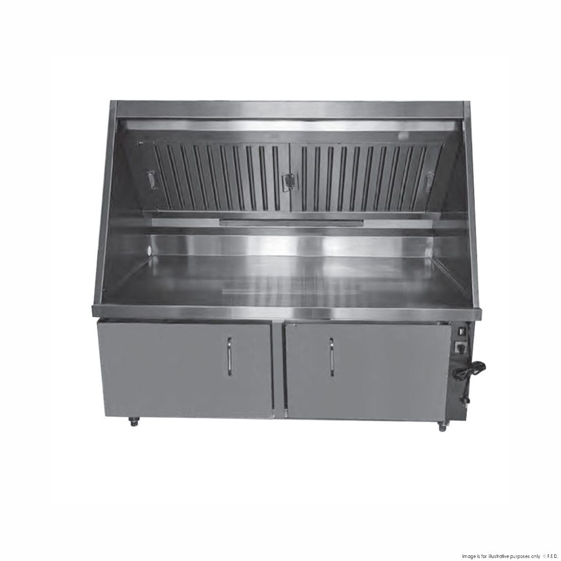 Modular Systems HB Range Hood and Workbench System - 1200-1800mm Width