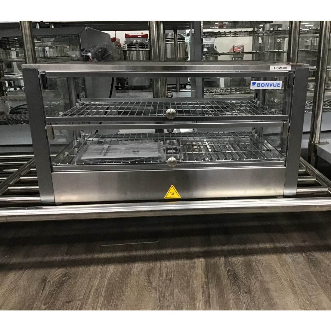 CLEARANCE - Bonvue Countertop Self-Service Heated Food Display - HSW-80-VIC1034