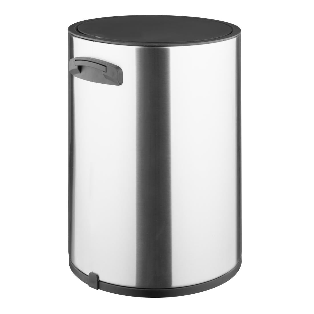 Jantex Round Brushed Steel Pedal Bin 6Ltr - HT479