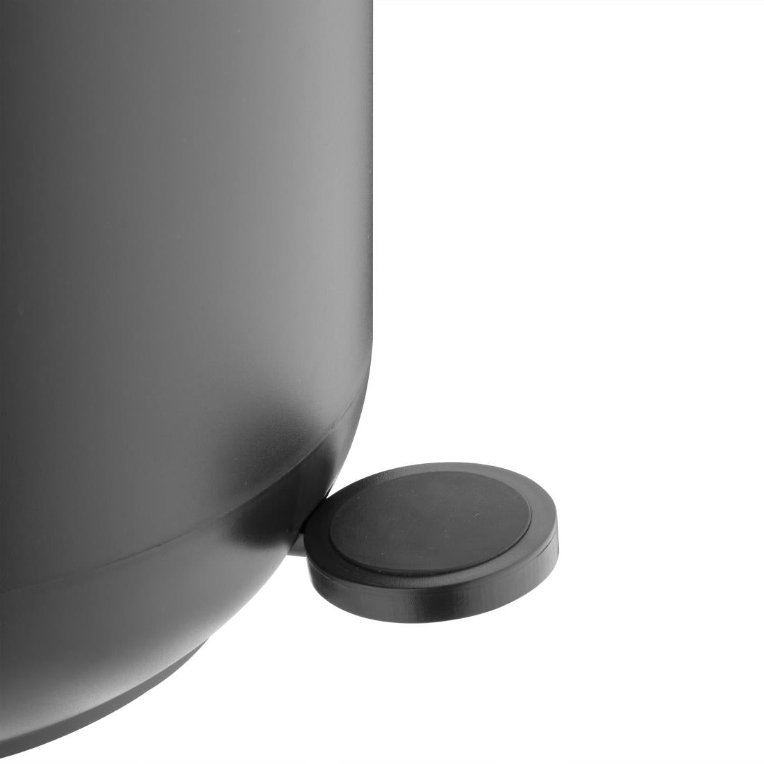 Jantex Round Pedal Bin Black 5Ltr - HT480