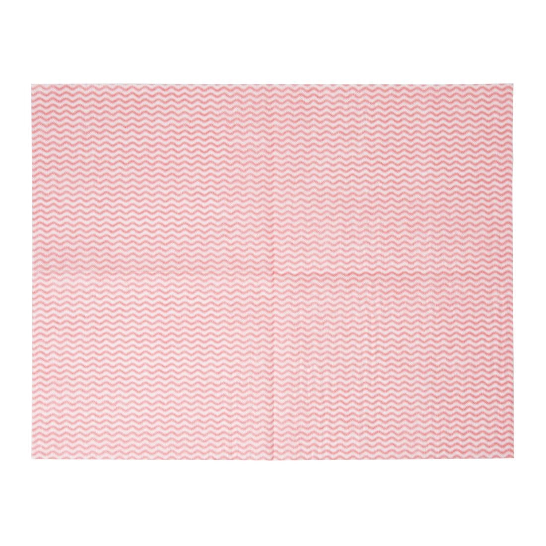 Jantex Heavy Duty Non-Woven Cloths Red (Pack of 25) - HT489