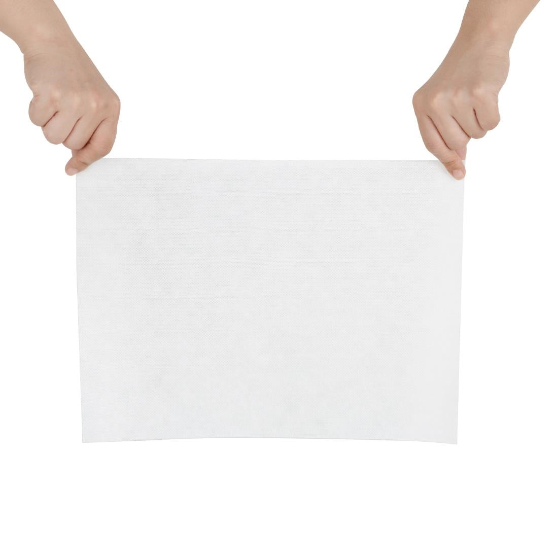 Jantex Green Compostable Cleaning Cloth White (Pack of 200) - HT496