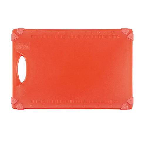 Hygiplas Commercial Grip Chopping Board Red - 458x306mm - HW005