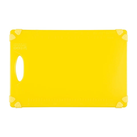 Hygiplas Commercial Grip Chopping Board Yellow - 458x306mm - HW007