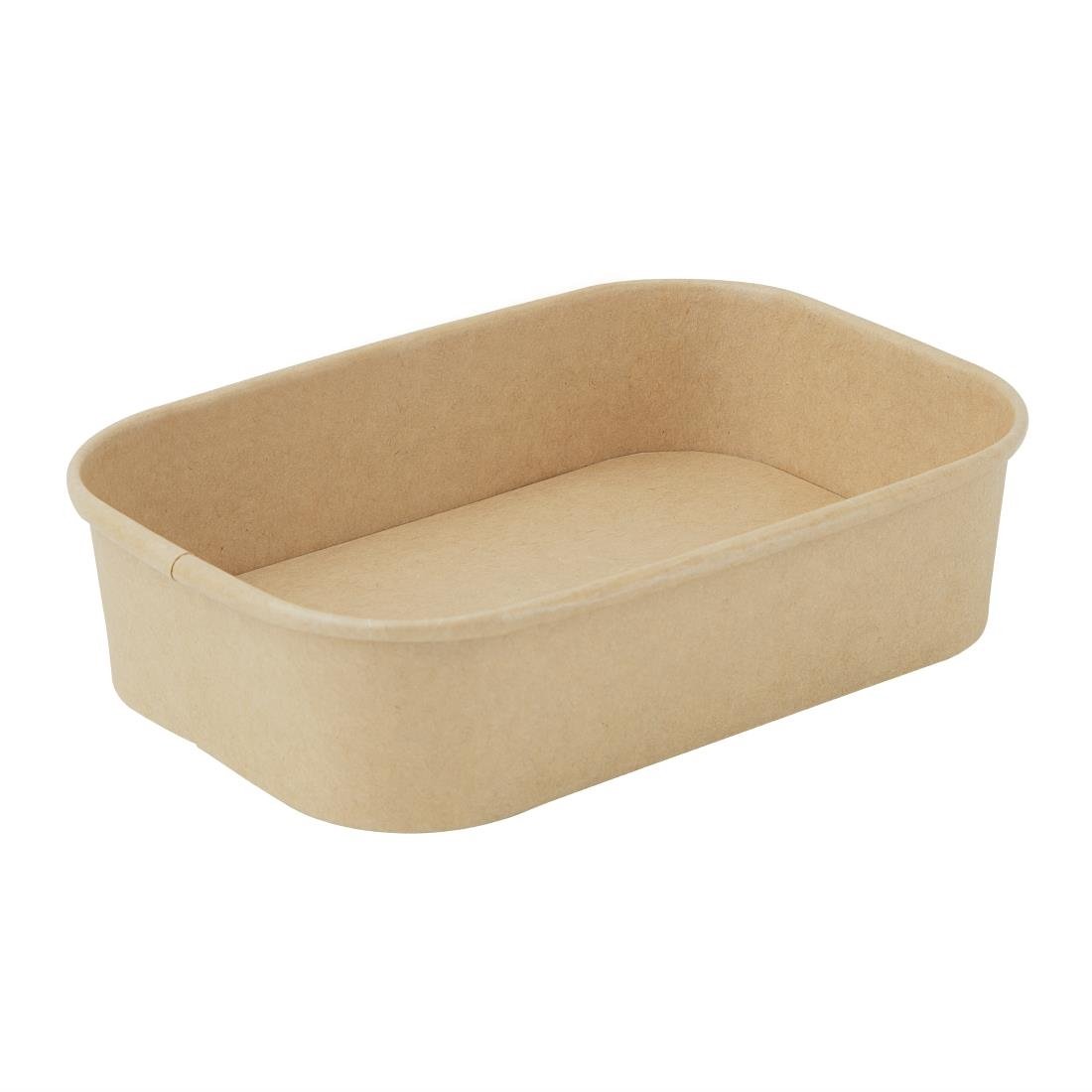 Fiesta Recyclable Rectangular Food Containers 500ml (300 Pack) - HW620