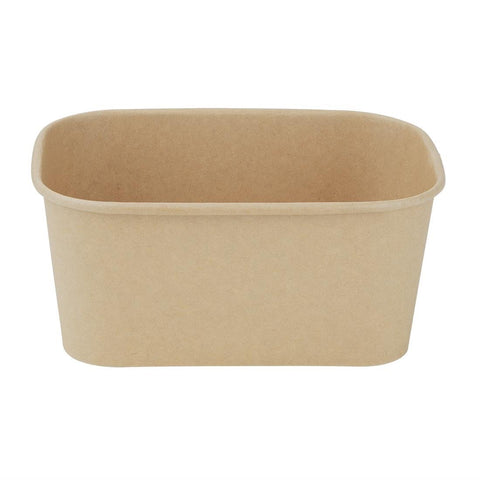 Fiesta Recyclable Rectangular Food Containers 1000ml (300 Pack) - HW623