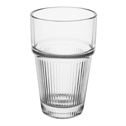 Olympia Ridged Stacking Tumblers 300ml (6 pack) - HW796