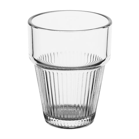 Olympia Ridged Stacking Tumblers 150ml (6 pack) - HW797