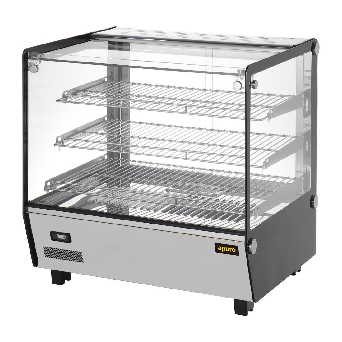 Apuro Square Countertop Heated Display Merchandiser 120Ltr - HW923-A