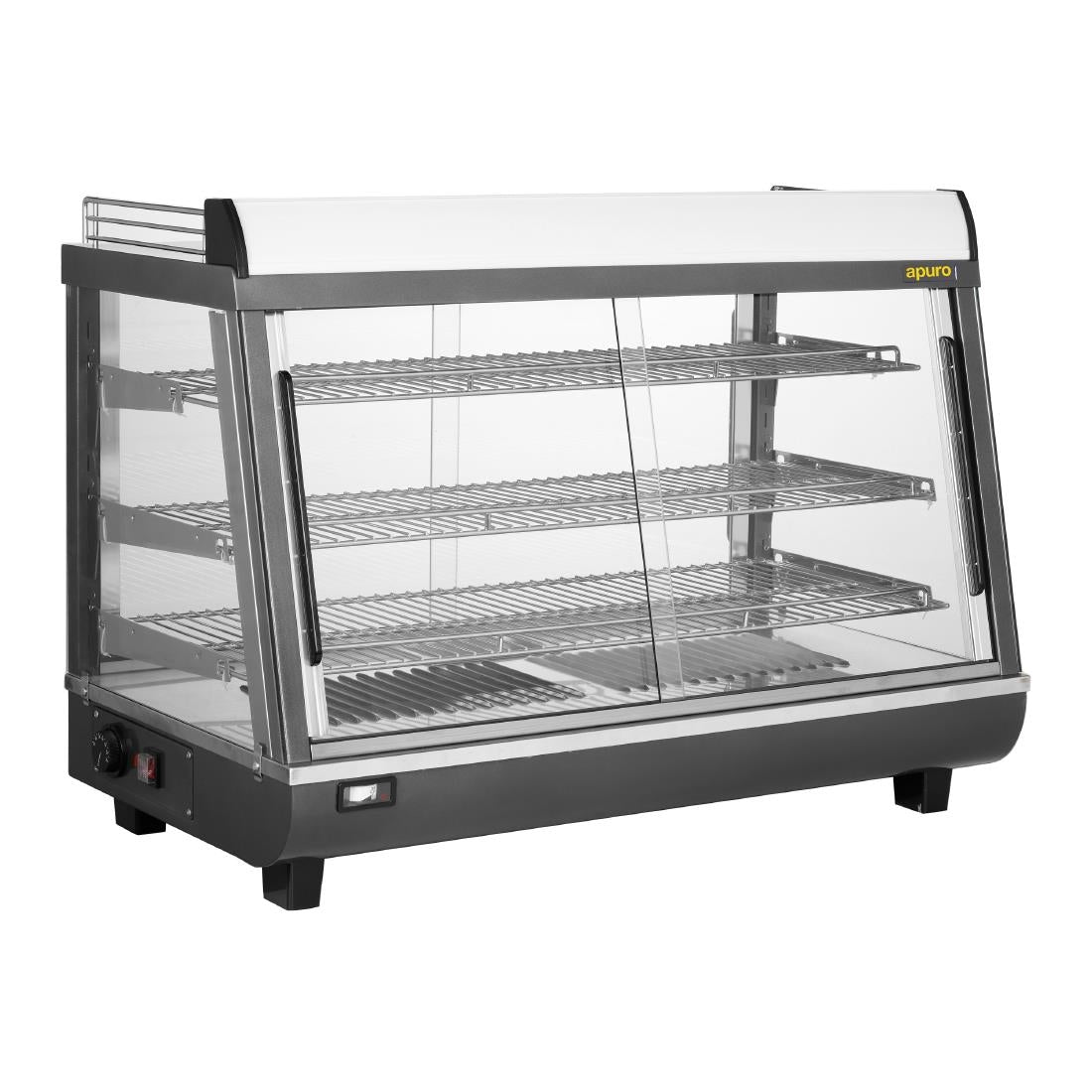 Apuro Front and Rear Door Heated Merchandiser 136Ltr - HW928-A