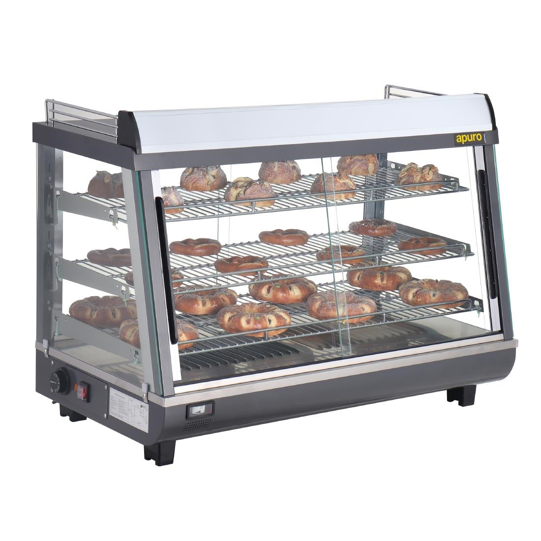 Apuro Front and Rear Door Heated Merchandiser 136Ltr - HW928-A