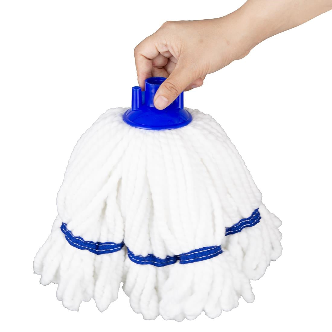 Jantex Microfibre Mop Head Blue Stripe 150g - HX250