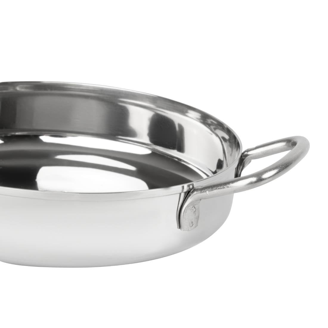 Olympia Table Presentation Double Handle Dish Stainless Steel 150mm - HY101