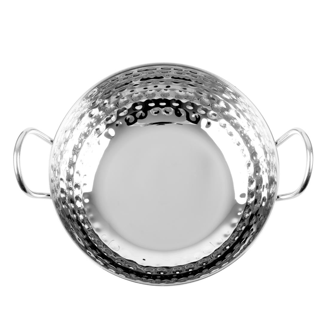 Olympia Table Presentation Hammered Kadai Dish Stainless Steel 170mm - HY106