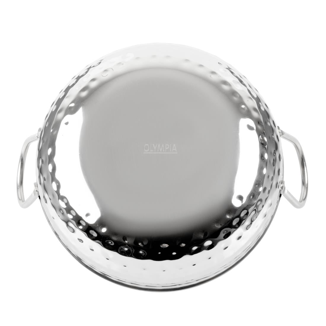 Olympia Table Presentation Hammered Kadai Dish Stainless Steel 170mm - HY106