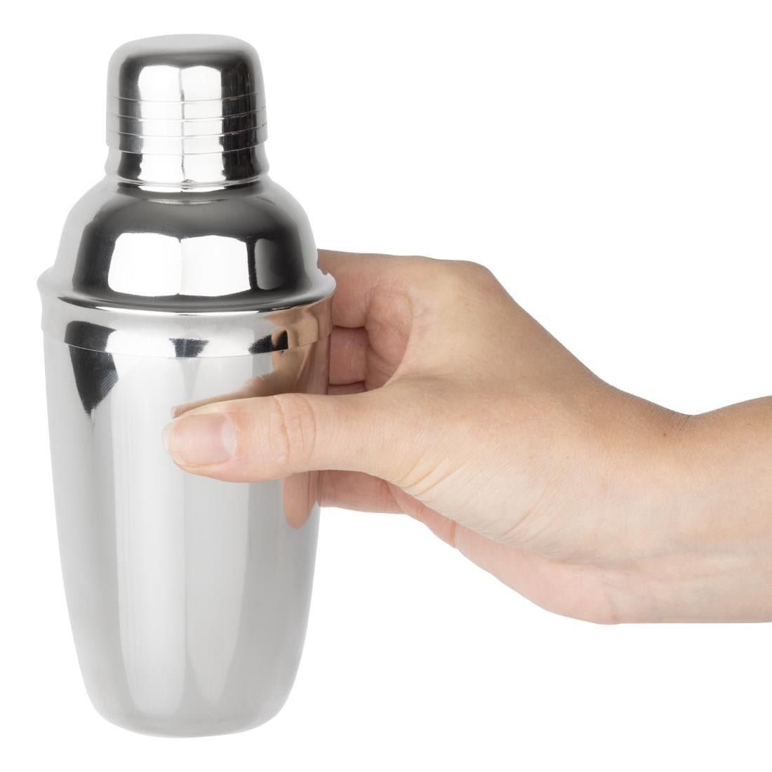 Olympia Mini 3-Piece Stainless Steel Cocktail Shaker 300ml - HY120